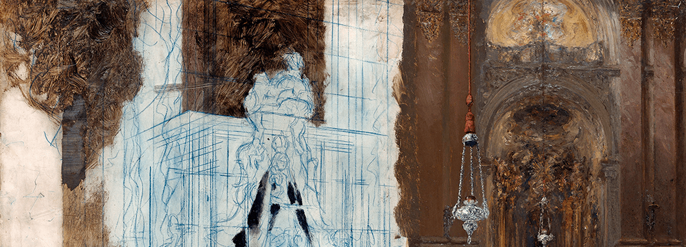 fascination with unfinished artwork