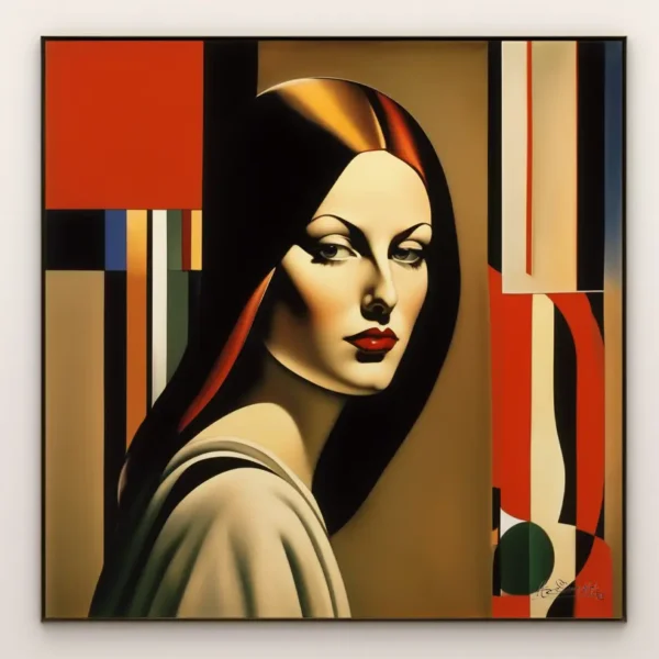 Abstract 3 Lady - Andrew Conway-Hyde Fine Art