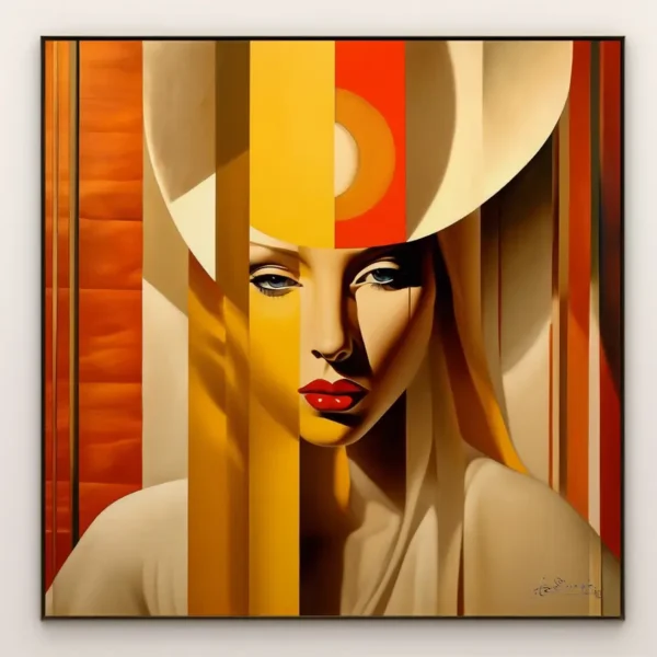 Abstract Lady - Andrew Conway-Hyde Fine Art